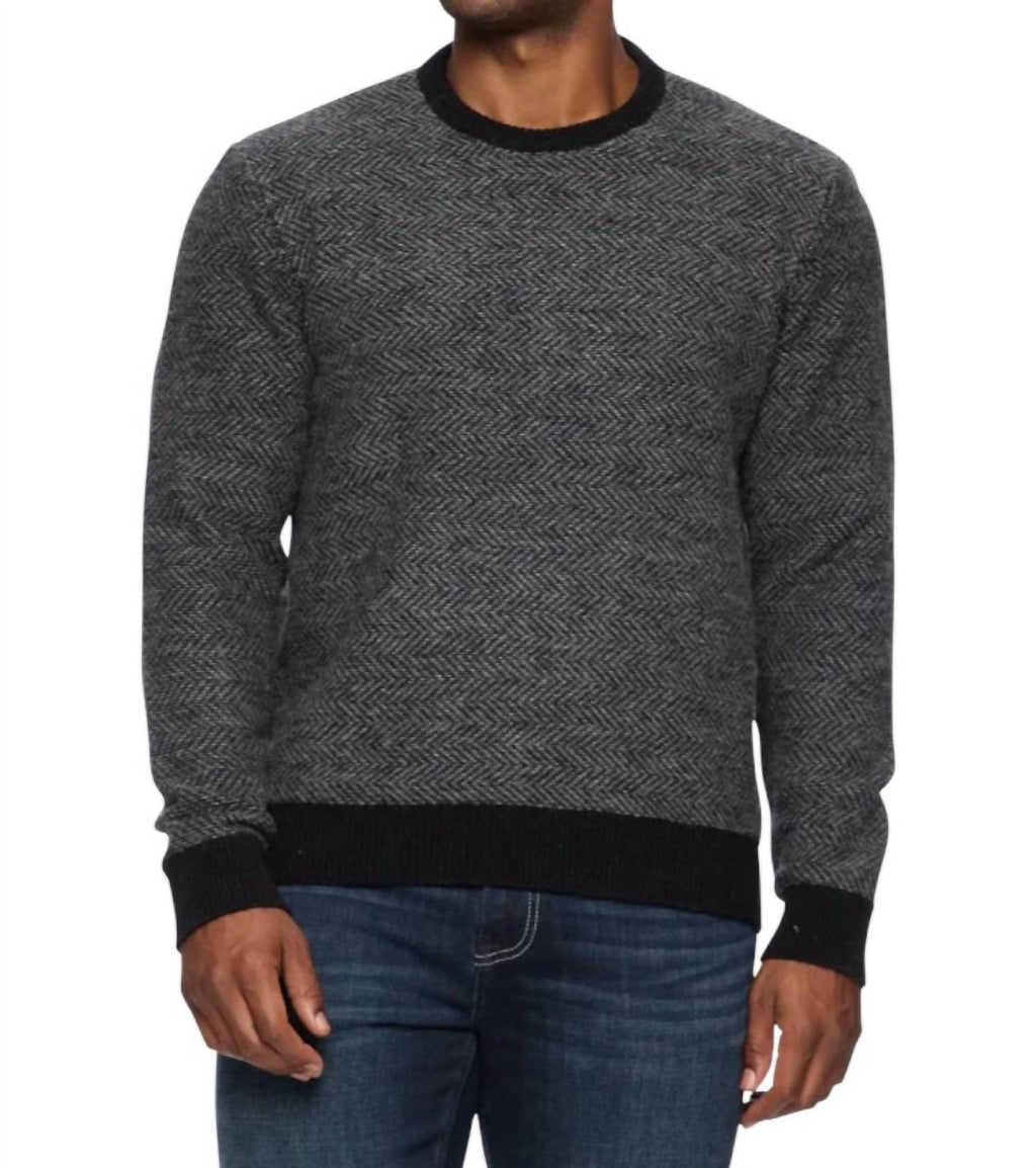 Cortez Crewneck Sweater In Black