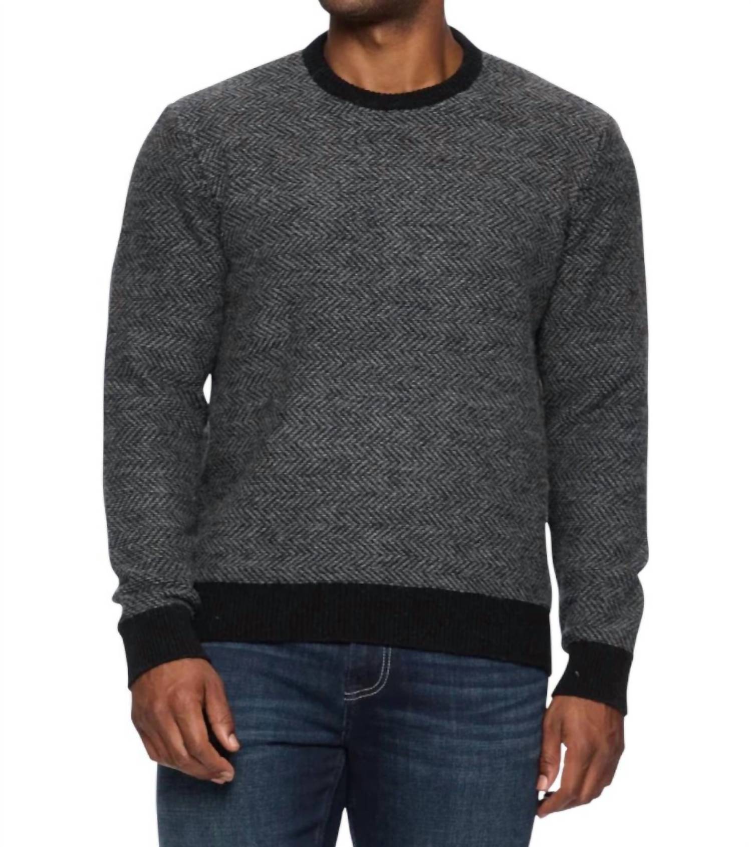 Cortez Crewneck Sweater In Black