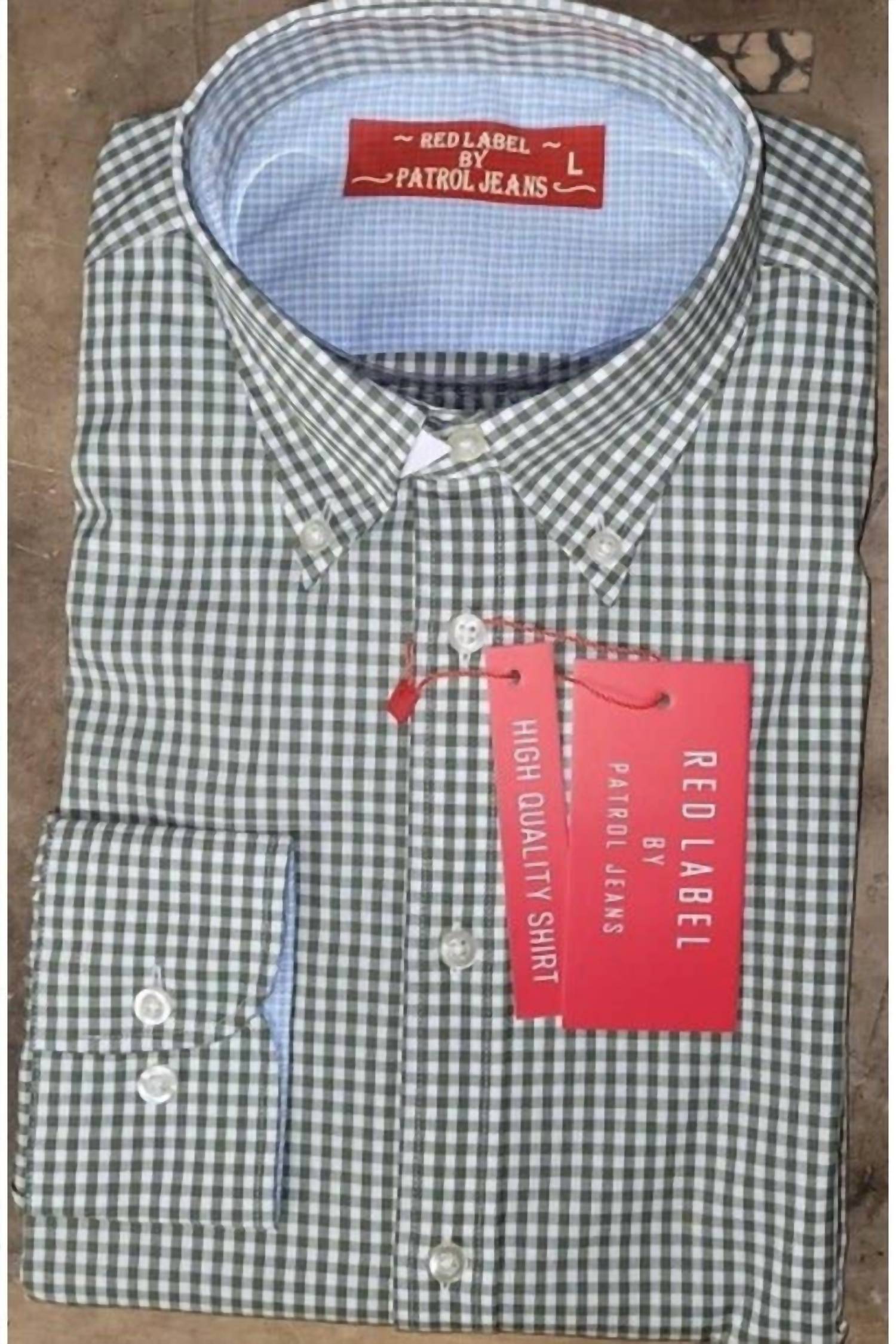 Dress Long Sleeve Shirts In Olive