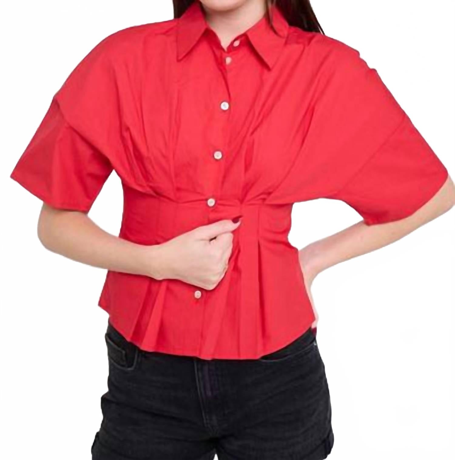 Anne Blouse In Red
