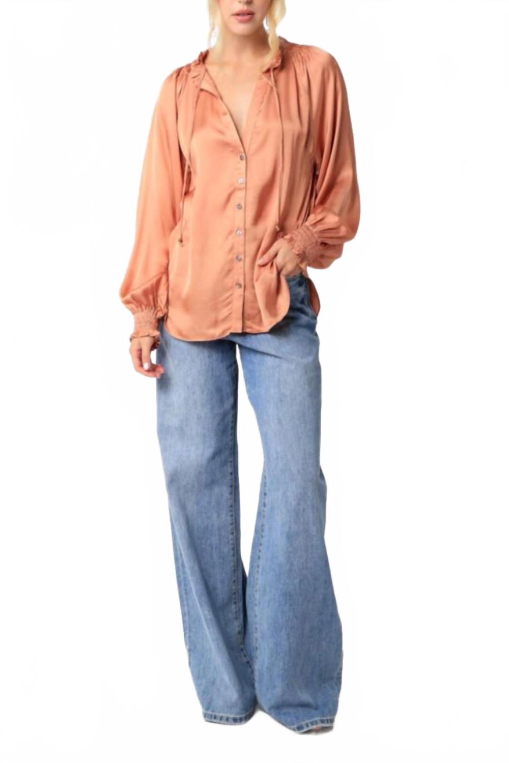 Any Atmosphere Top In Orange