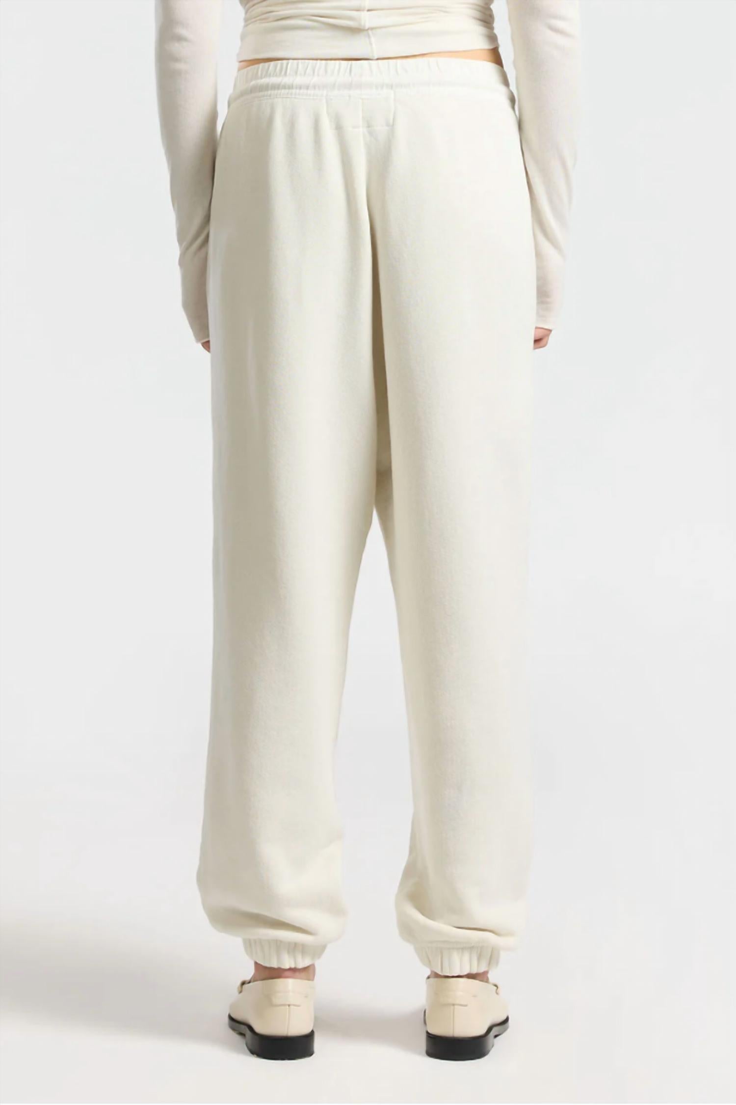 Boston French Terry Jogger In Vintage Bone