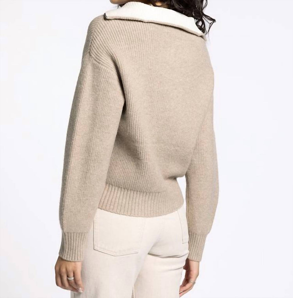 Celia Sweater In Taupe Heather