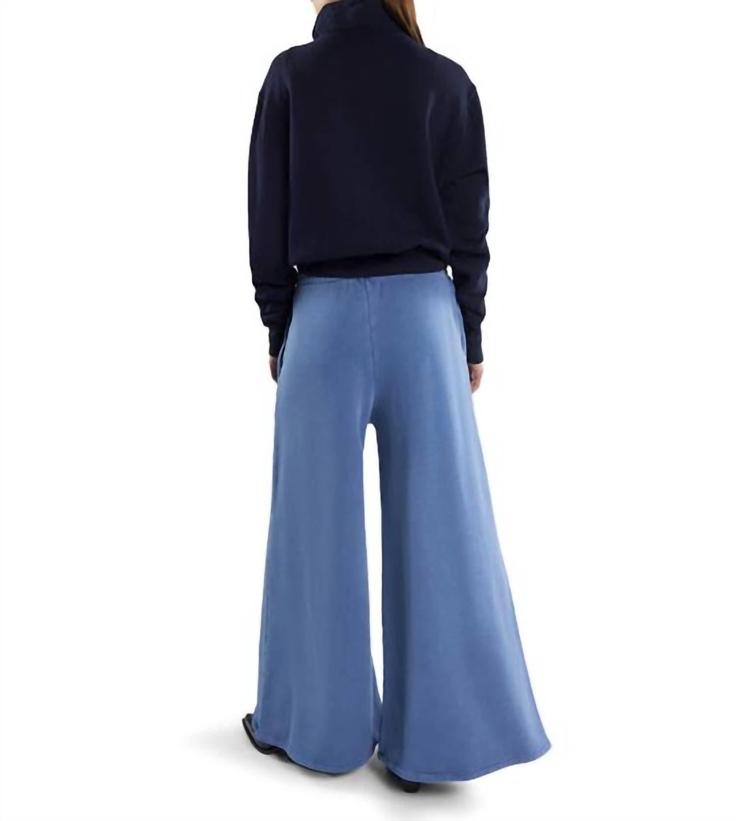 Bailey Crop Half Zip Pullover Sweater In Navy