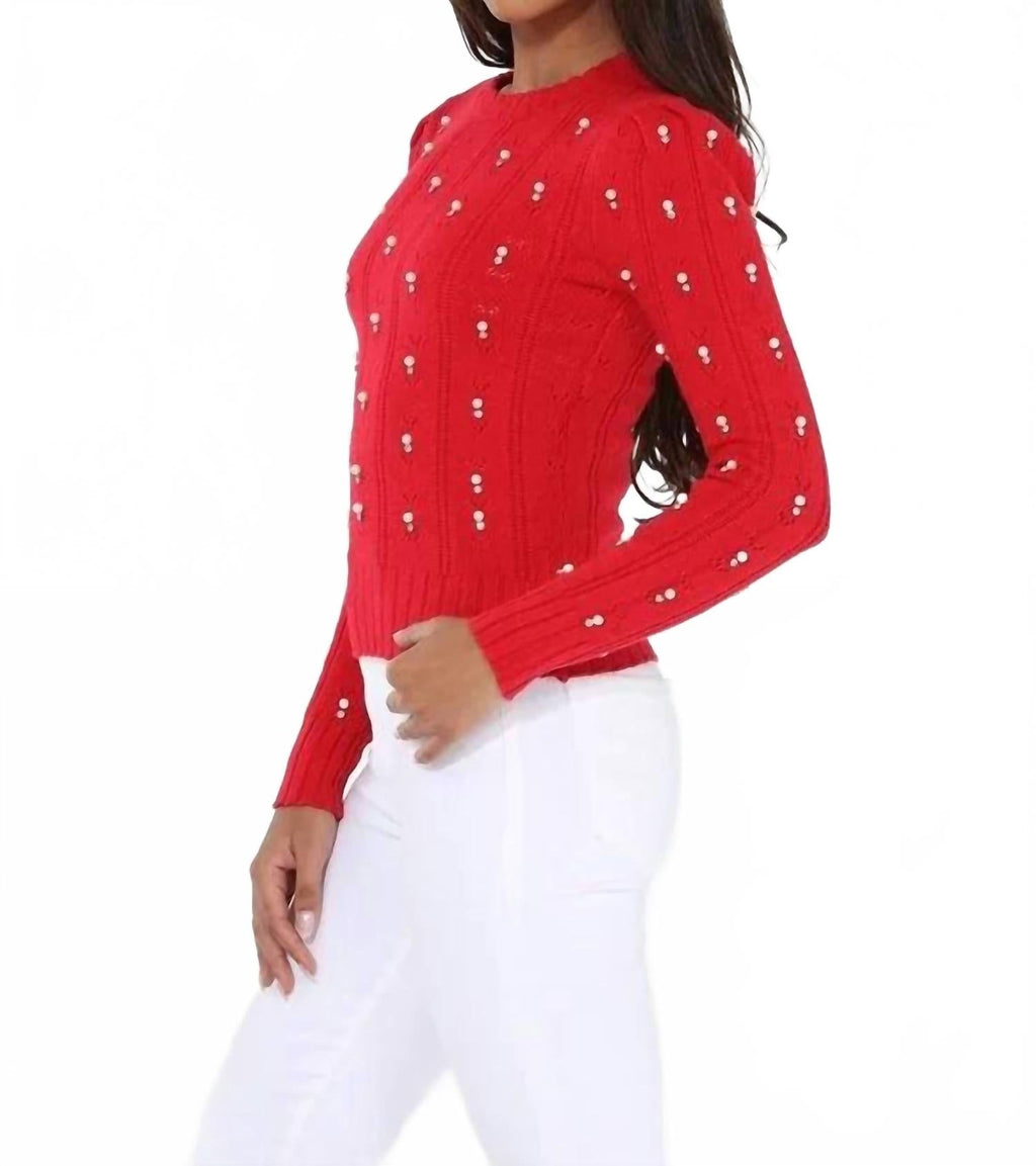 Arlette Sweater In Red