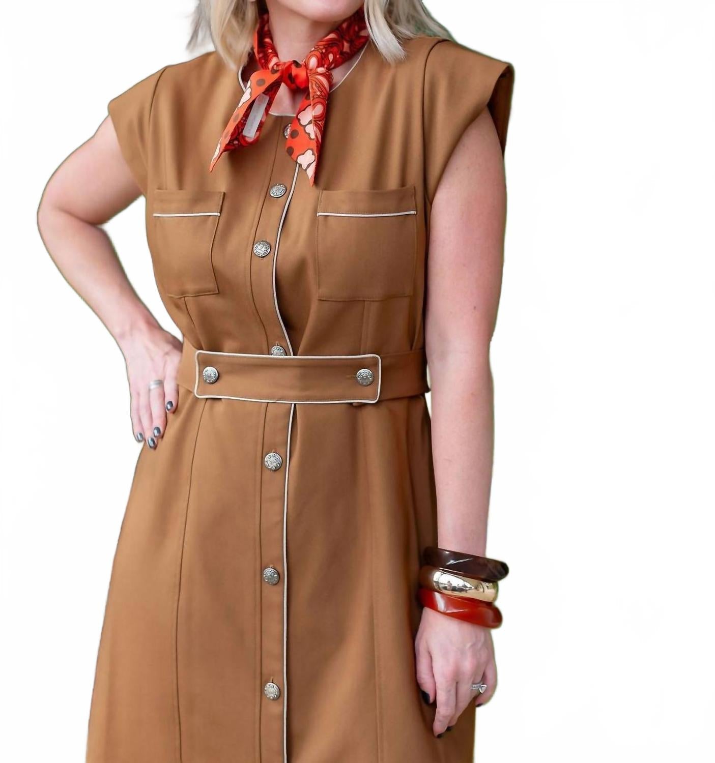 Collie Dress In Toffee