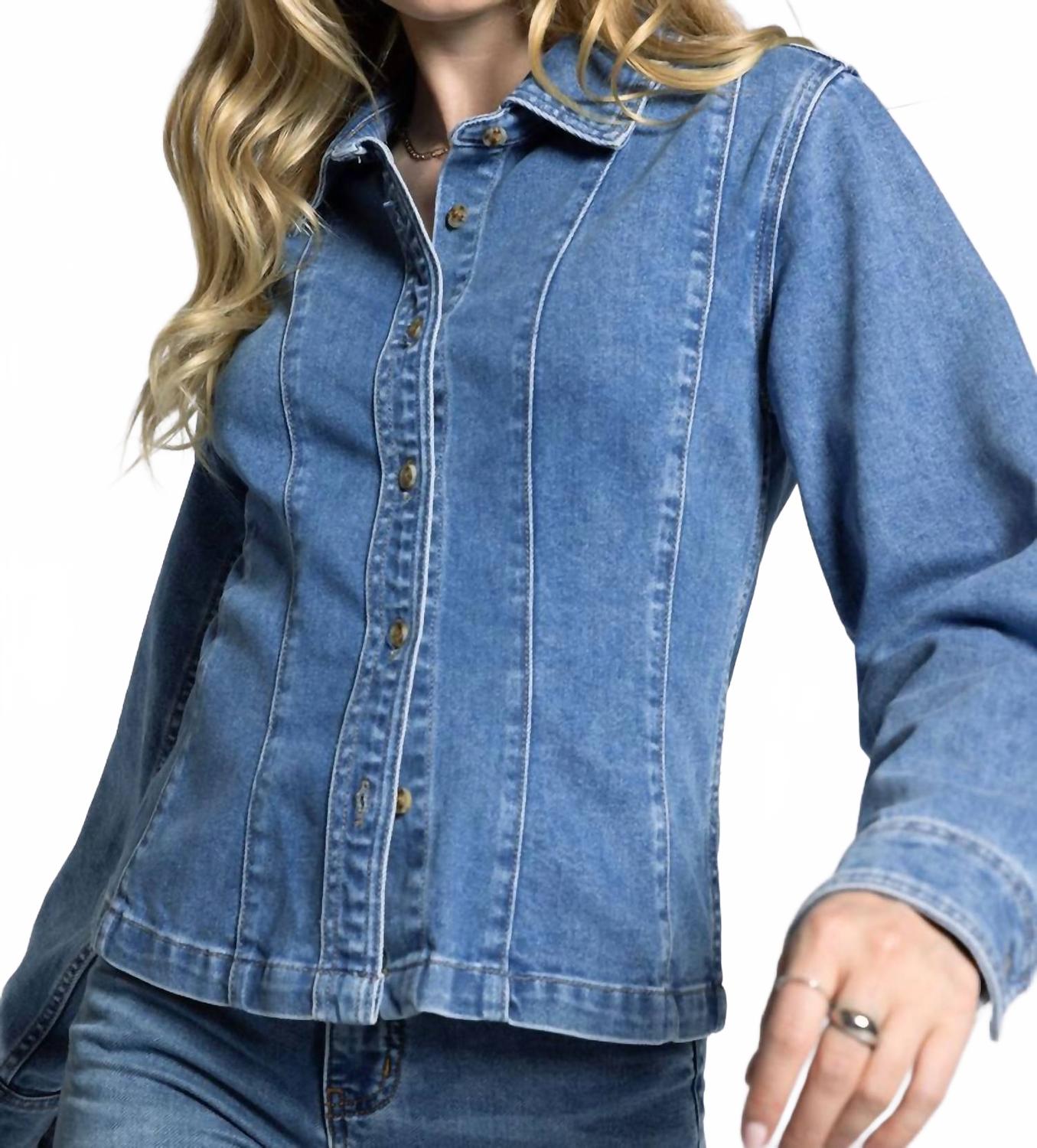 Estelle Shirt In Delphine Wash