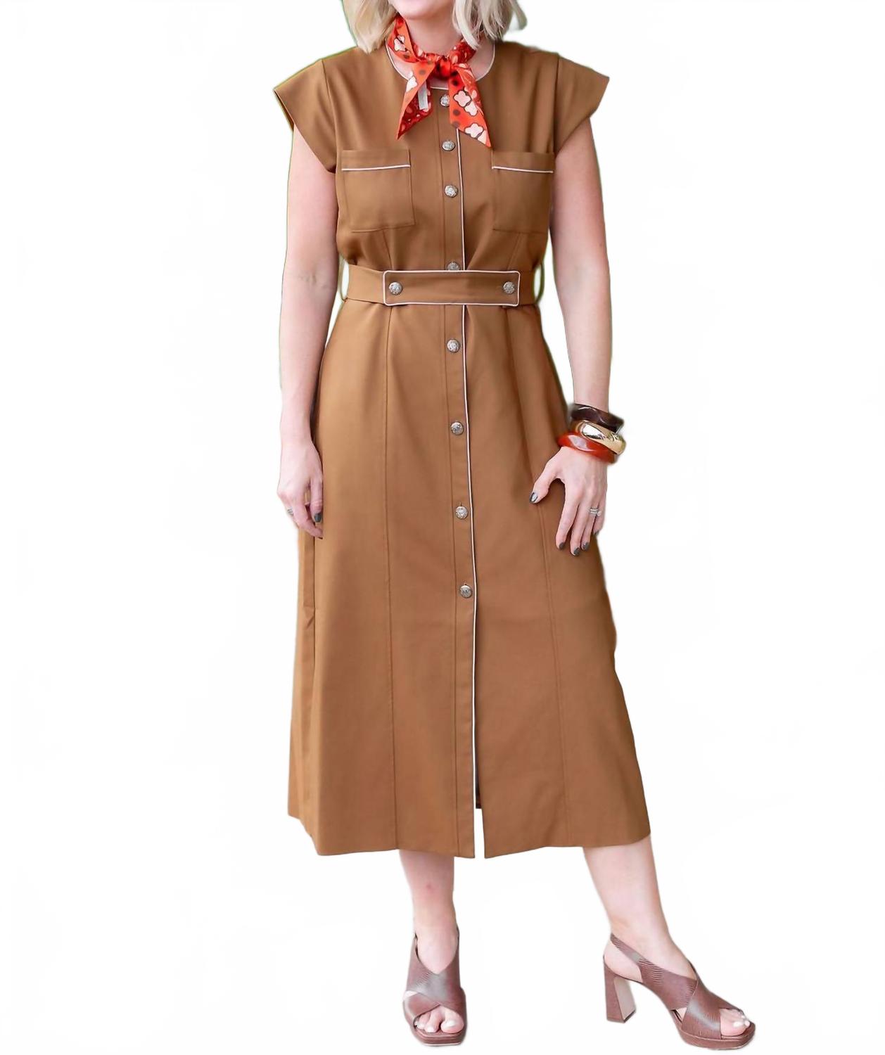 Collie Dress In Toffee
