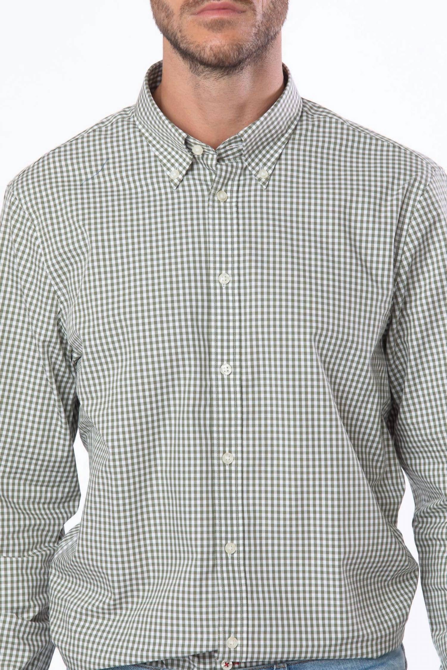 Dress Long Sleeve Shirts In Olive