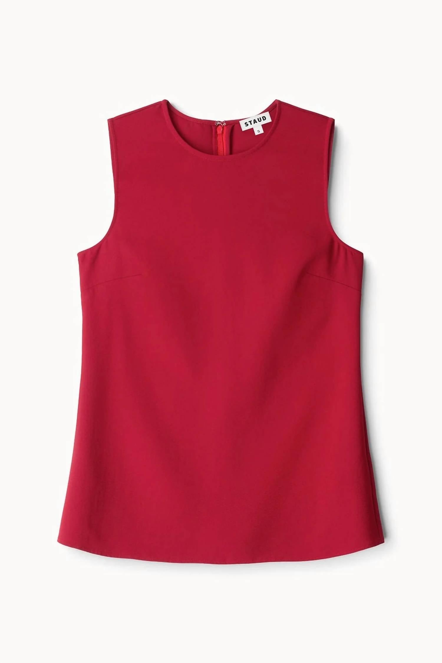 Bronte Tank Top In Pomegranate