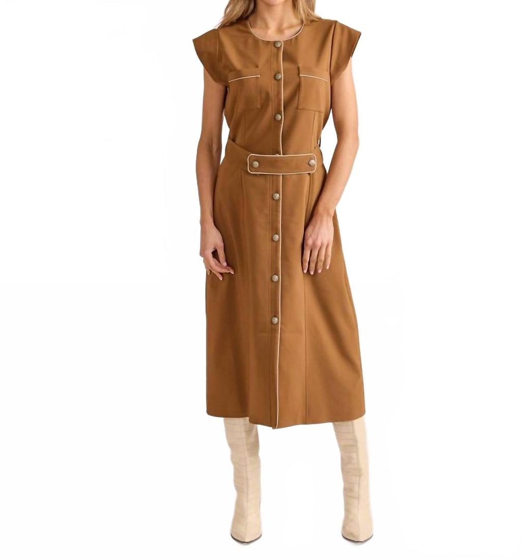Collie Dress In Toffee