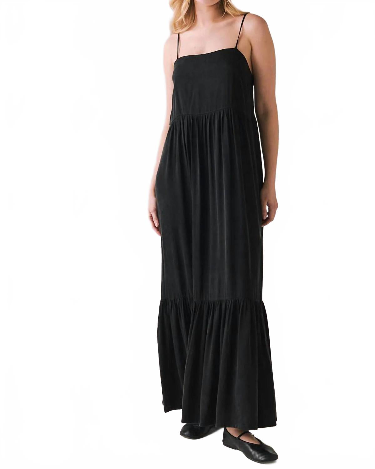Berkeley Maxi Dress In True Black
