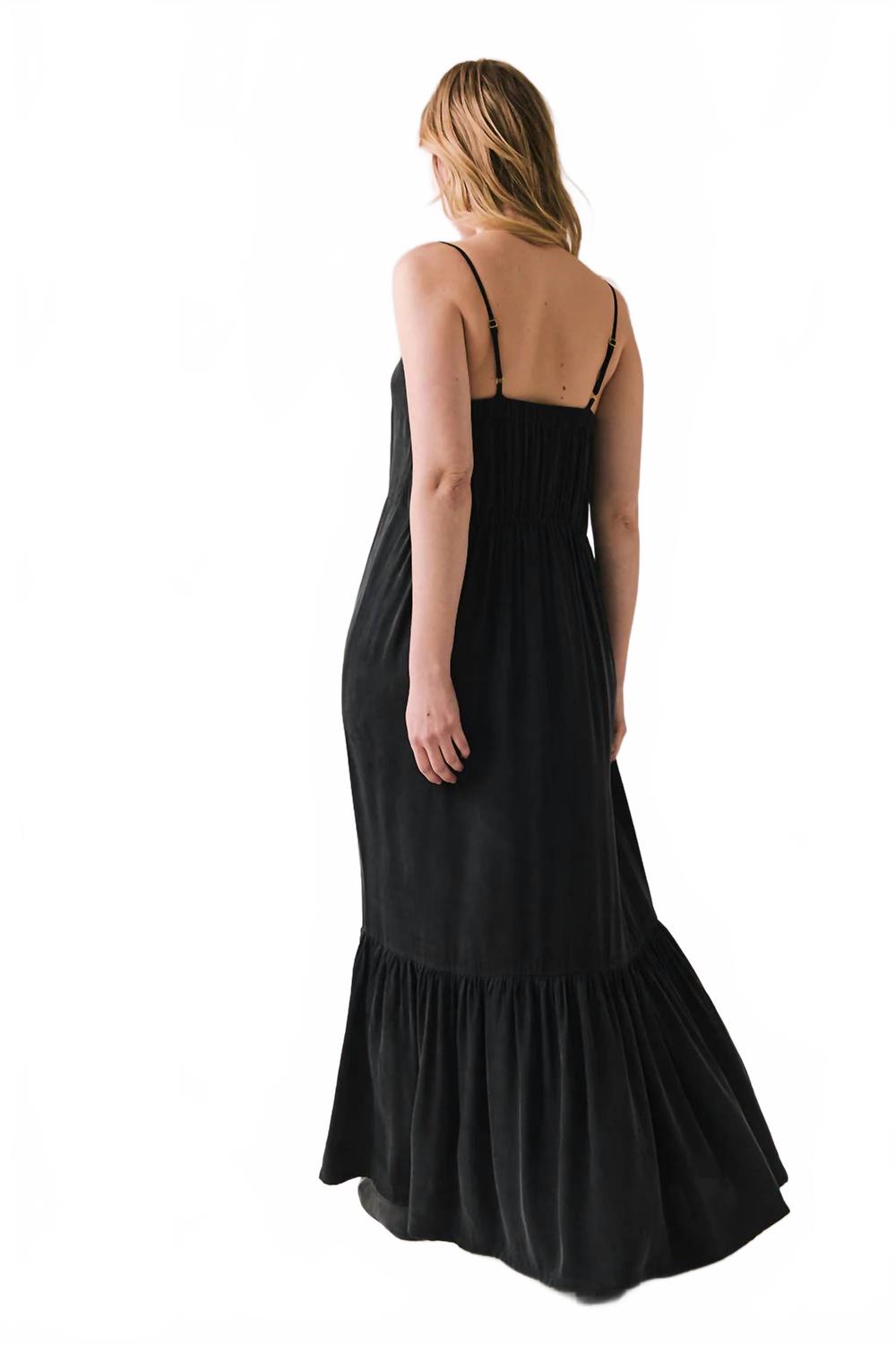 Berkeley Maxi Dress In True Black