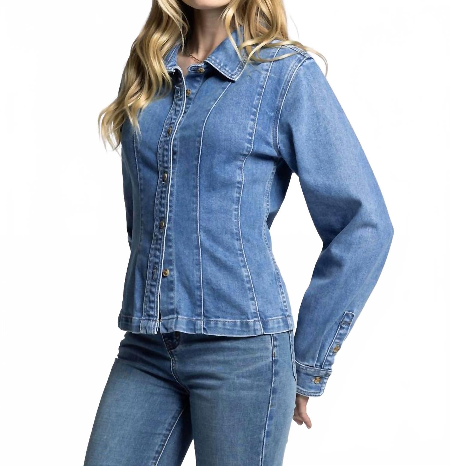 Estelle Shirt In Delphine Wash